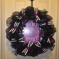 Spooky Spider Wreath