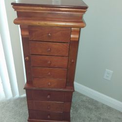 Large Wood Jewelry Box