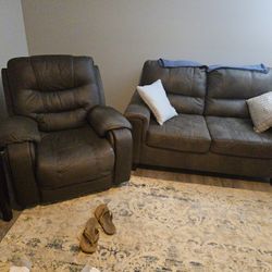 Recliner And Loveseat  Needs To Go ASAP