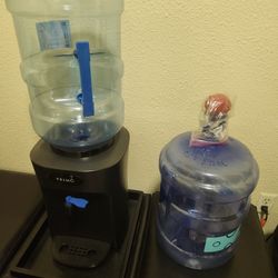 Water Stand With Two 5 Gallon Water Bottles