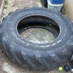 Work Out Flipping Tractor Tire Goodyear 18 4R34 ~ 265lbs