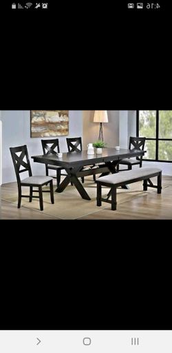 New 6pc. Dining table set