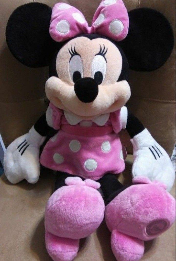 MINI MOUSE 18" PLUSH from The DISNEY STORE- Excellent Condition