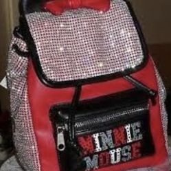 DISNEY PARKS NEW  BLING CRYSTAL MINNIE MOUSE EARS MINI BACKPACK NEW Serious inquiries only  Low offers will be ignored  Pick up location in the city o