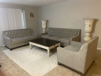 Couches And Loveseat Three-Piece
