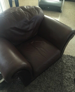leather couch