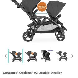 Contours Options V2 Double Strolller