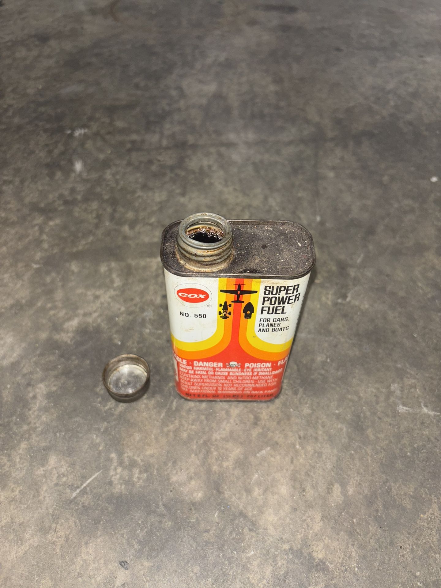 Vintage Nitro Fuel Cox