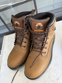 Steel Toe Work Boots Size 10