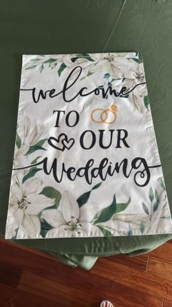 Wedding house flag