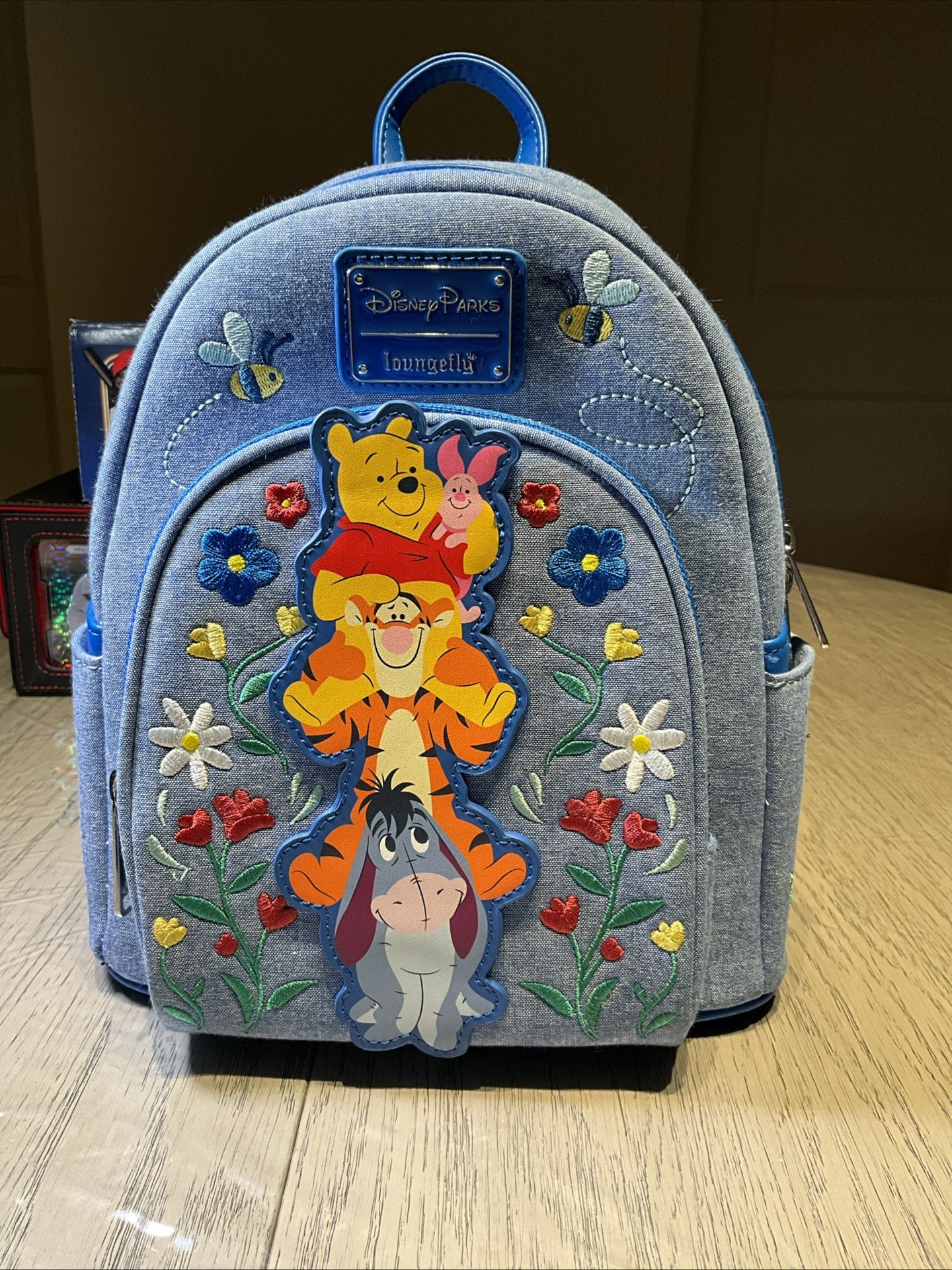 Disney Legacy Denim Winnie The Pooh Backpack