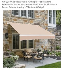 Retractable awning
