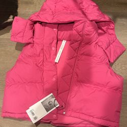 NWT Lululemon Pink Puffer Vest