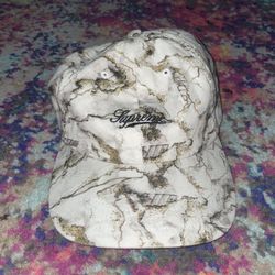 Supreme Rare “White/Camouflage” Adjustable Cap