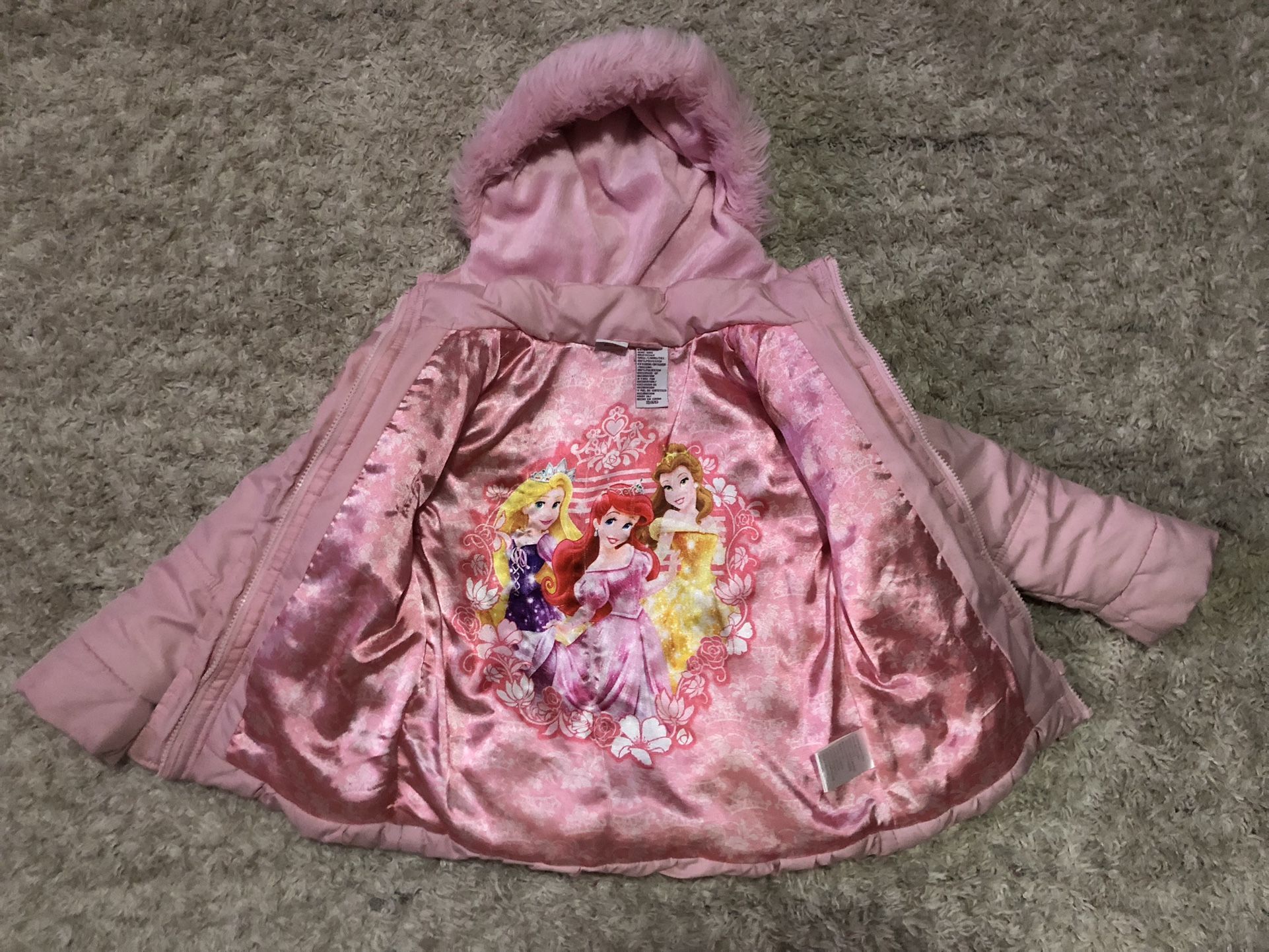 Toddler Girl Disney princess coat