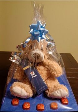 Fila For Men 3.4 oz., Teddy Bear, Dove Chocs. Gift Set
