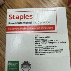 Staples Remanufactured ink cartridge