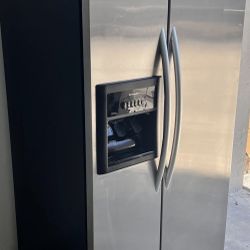 Kitchenaid 2 door stainless fridge 