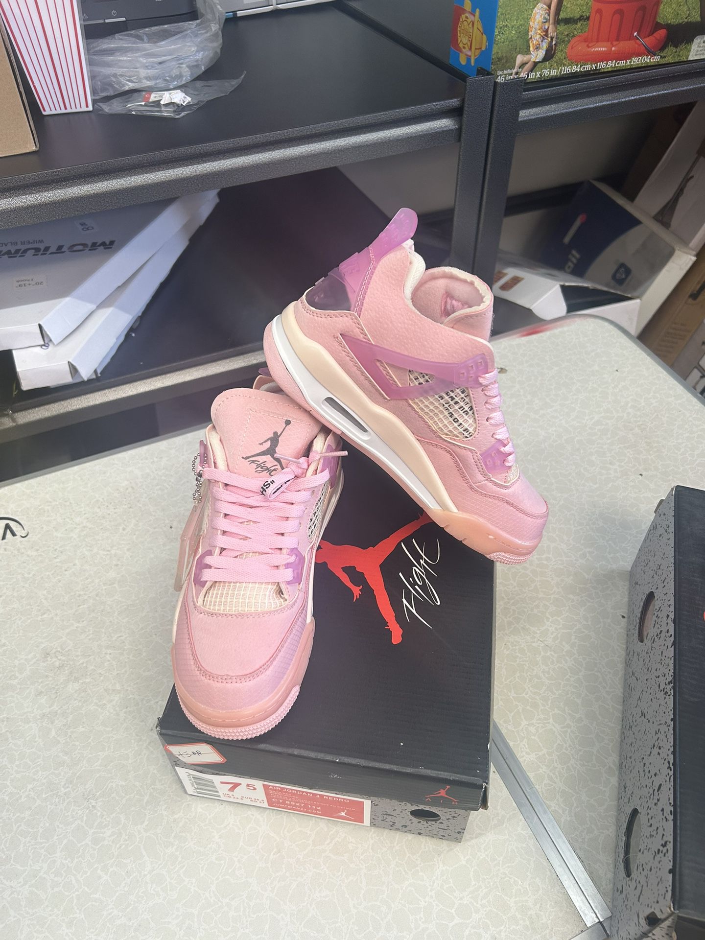 Pink Jordan 4