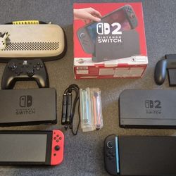 Nintendo switch 1 & 2 Bundle