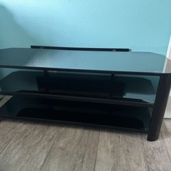 TEMPERED GLASS TV STAND 