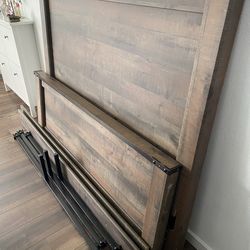 Queen bed frame