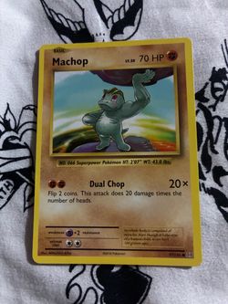 All evolution Pokémon machop-machamp