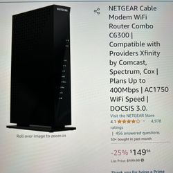 Netgear Modem Router Combo