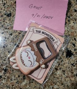 BRAND NEW PopMart The Monsters Almost Hidden Bottle Opener - Bread Box Labubu