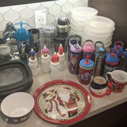 **Lot Full Of Dishes**Sippys**Under Armor**Rubbermaid