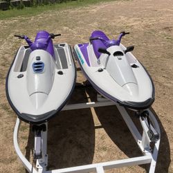 95 & 96 Tigershark Jet Skis 