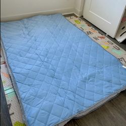 Japanese Floor Mattress Futon Mattress, Full Size Quilted Bed Mattress Topper, Foldable & Portable Tatami Mat Sleeping Pad