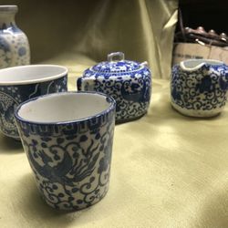 Blue And White Phoenix China  