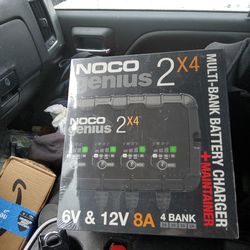 NOCO GENIUS 2X4 MULTI-BANK BATTERY CHARGER