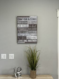 Family Rules Picture Frame 