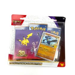 Pokemon 30th Celebration Anniversary Tech Sticker Collection Lucario