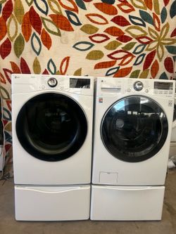 LG washer and dryer laundry