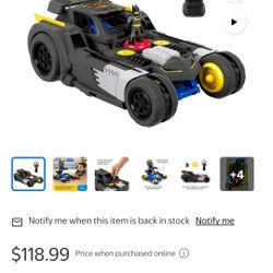 Transforming BatMobile RC Car