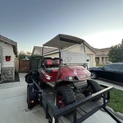 Easy Go Golf Cart And Utility Trailer