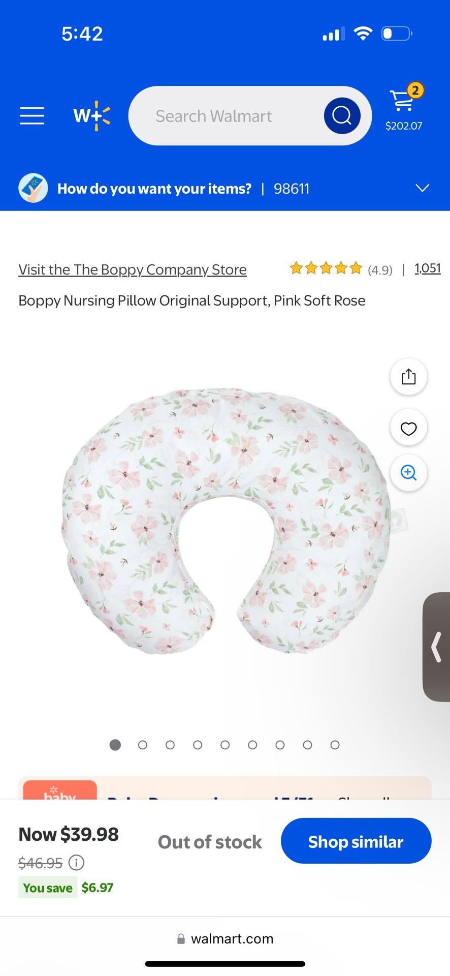 Boppy Nursing Pillow