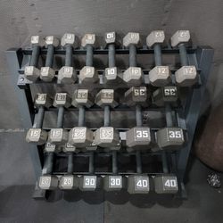 Dumbells With Rack