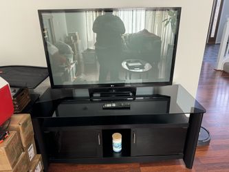 Entertainment TV Stand with 3 Side Tables