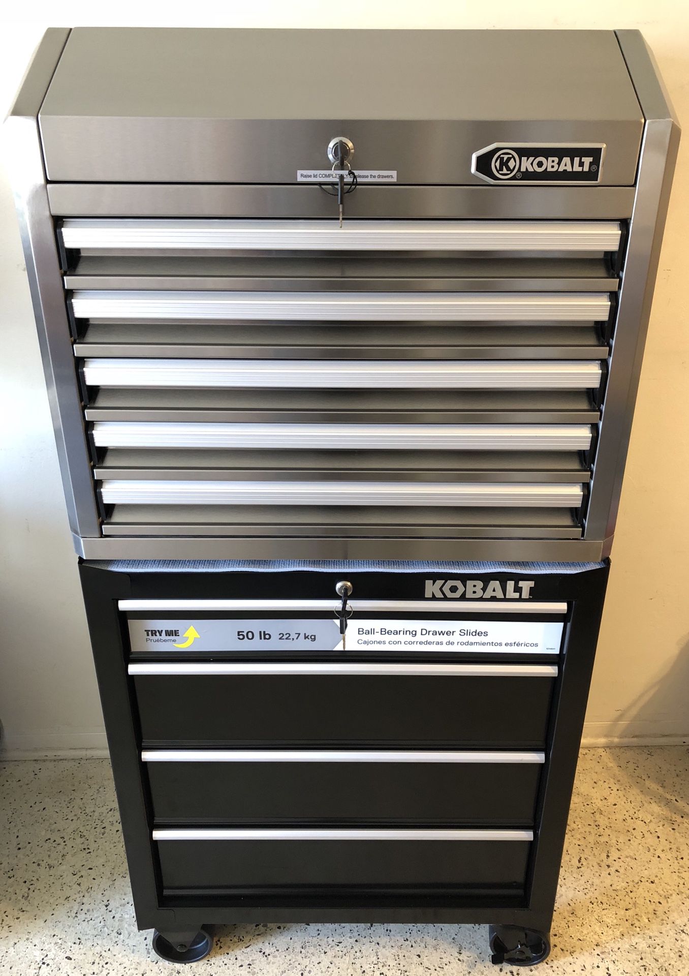 Kobalt Tool Cabinet Stainless