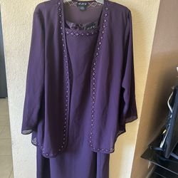 Purple Dress (2 Pieces) Size 22