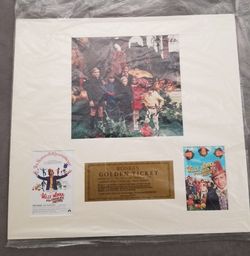 Willie Wonka  (Gene Wilder)Autographed By Cast Matted Piece.
