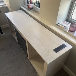 TV Stand w/ Electric Fireplace