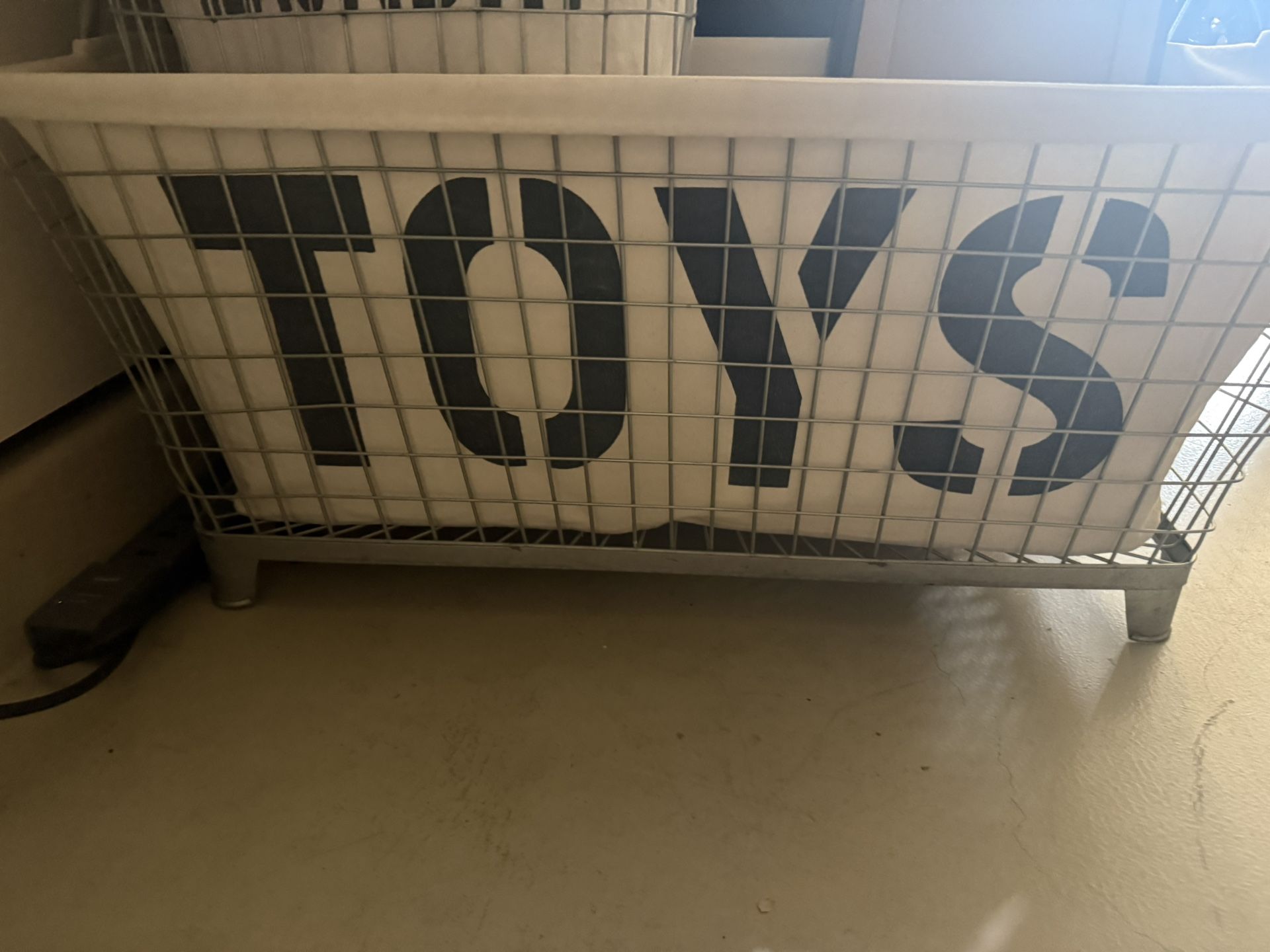 Restoration Hardware Metal Storage Bins