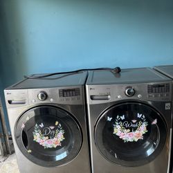 Set LG Washer And Electric Dryer 
