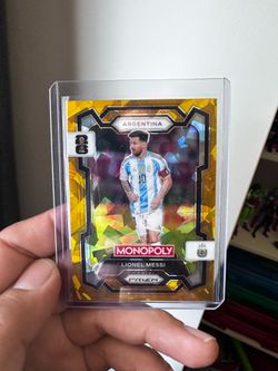 Monopoly prism card Lionel Messi
