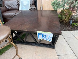 Free 4’x4’ nice wood coffee table